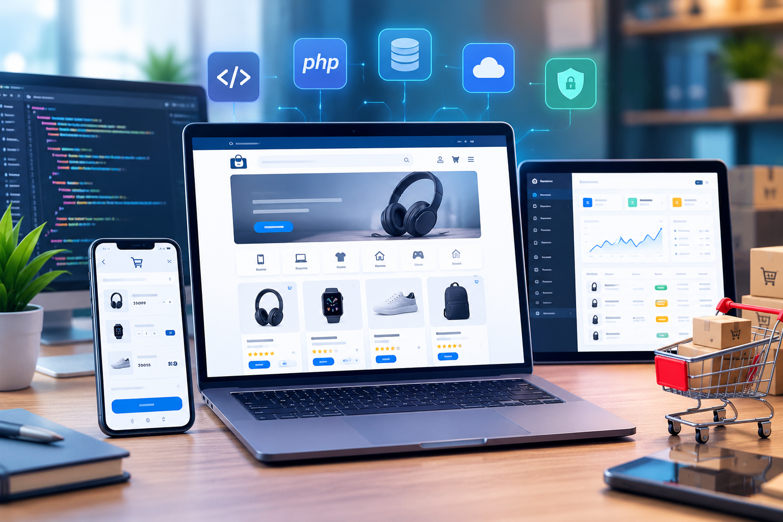 การพัฒนาเว็บไซต์ E-commerce: สิ่งที่ควรรู้ก่อนเริ่มสร้างร้านค้าออนไลน์