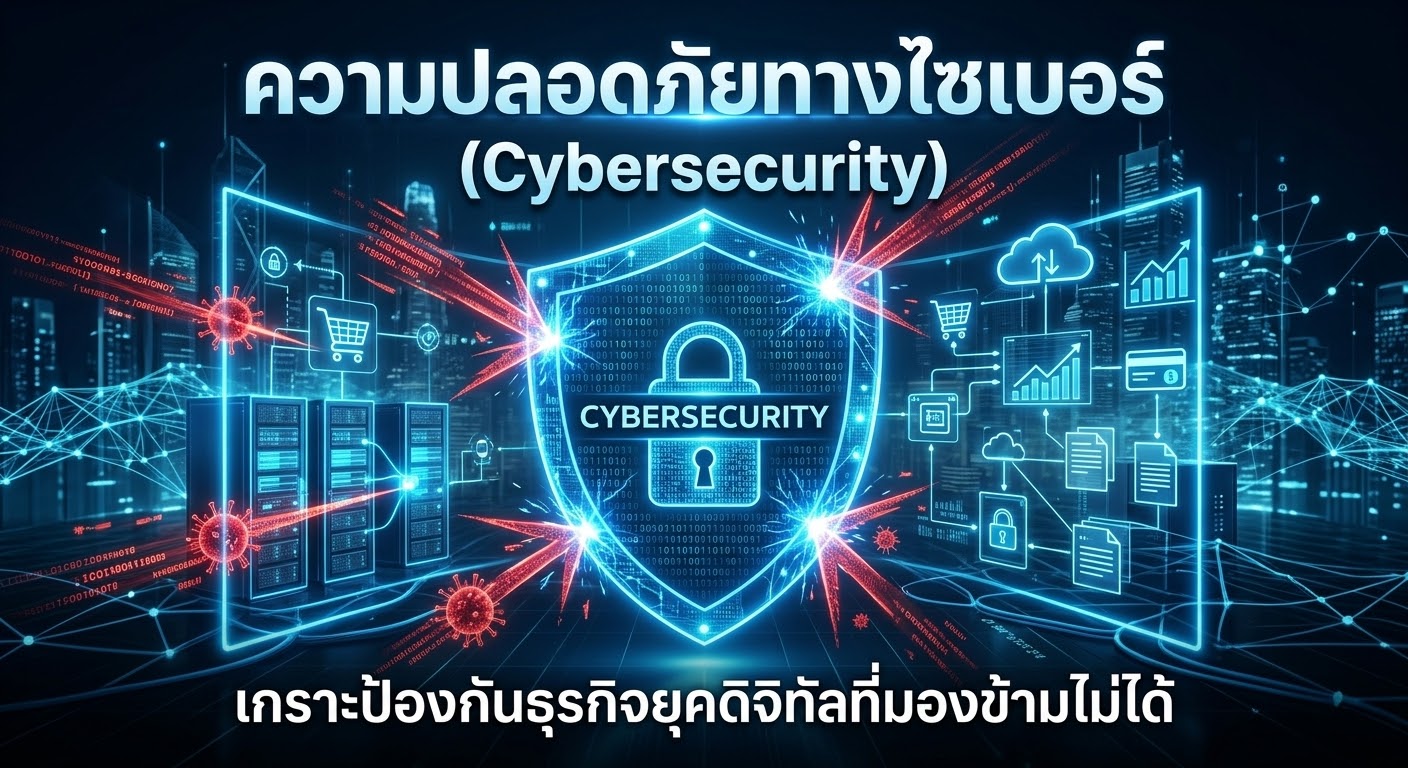 ความปลอดภัยทางไซเบอร์ (Cybersecurity): เกราะป้องกันธุรกิจยุคดิจิทัลที่มองข้ามไม่ได้